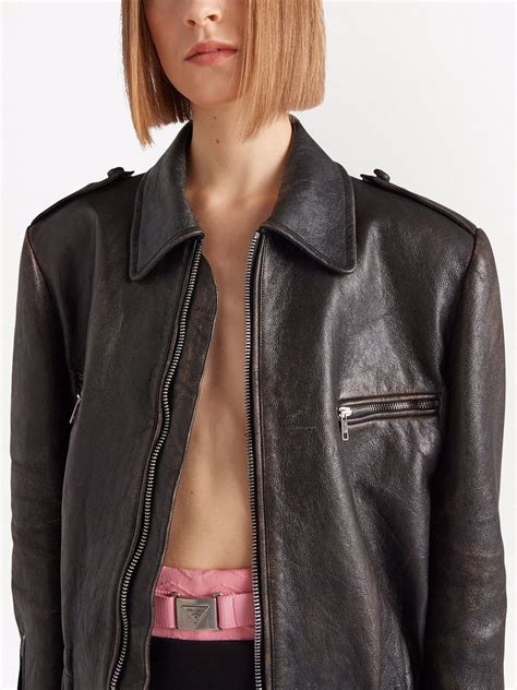 prada lederjacke|prada women blazersedge.